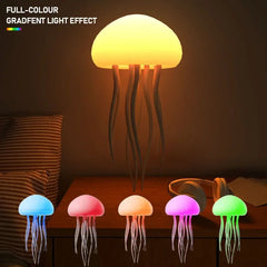 Dynamic Jellyfish Table Lamp Colorful LED Night Light - Rotating Jellyfish Night Light Creative Sleeping Light for Bedroom Desktop RGB Gradient-Jellyyfish Bedside Lamp Dynamic Jellyfish Table Lamp Colorful LED Night Light - Rotating Jellyfish Night Light Creative Sleeping Light for Bedroom Desktop RGB Gradient-Jellyyfish Bedside Lamp