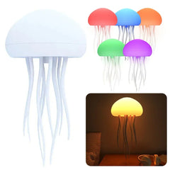 Dynamic Jellyfish Table Lamp Colorful LED Night Light - Rotating Jellyfish Night Light Creative Sleeping Light for Bedroom Desktop RGB Gradient-Jellyyfish Bedside Lamp Dynamic Jellyfish Table Lamp Colorful LED Night Light - Rotating Jellyfish Night Light Creative Sleeping Light for Bedroom Desktop RGB Gradient-Jellyyfish Bedside Lamp