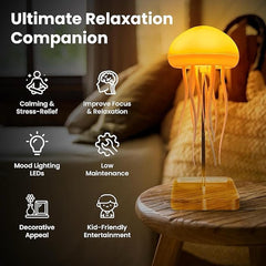 Dynamic Jellyfish Table Lamp Colorful LED Night Light - Rotating Jellyfish Night Light Creative Sleeping Light for Bedroom Desktop RGB Gradient-Jellyyfish Bedside Lamp Dynamic Jellyfish Table Lamp Colorful LED Night Light - Rotating Jellyfish Night Light Creative Sleeping Light for Bedroom Desktop RGB Gradient-Jellyyfish Bedside Lamp