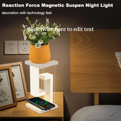 LED Floating Ambient Night Light - With Wireless charging Desk - Anti gravity Lamp LED Floating Ambient Night Light - With Wireless charging Desk - Anti gravity Lamp