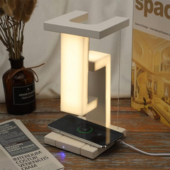 LED Floating Ambient Night Light - With Wireless charging Desk - Anti gravity Lamp LED Floating Ambient Night Light - With Wireless charging Desk - Anti gravity Lamp