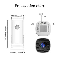 Android Projector P30 PRO Ultra HD Smart Home Cinema Portable Projector