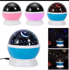 StarMaster Dream Rotating Projection Lamp Room Decor Lights Stars Sky LED Night Light Table Night Lamp Battery USB Night Light For Children