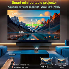 Android Projector HY-300 Smart Home Cinema Portable Projector