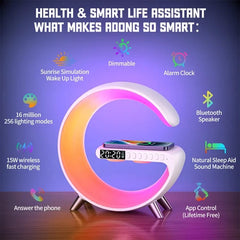 𝗚-𝘀𝗵𝗮𝗽𝗲𝗱 𝗹𝗮𝗺𝗽 𝘄𝗶𝘁𝗵 𝗕𝗹𝘂𝗲𝘁𝗼𝗼𝘁𝗵 𝗦𝗽𝗲𝗮𝗸𝗲𝗿