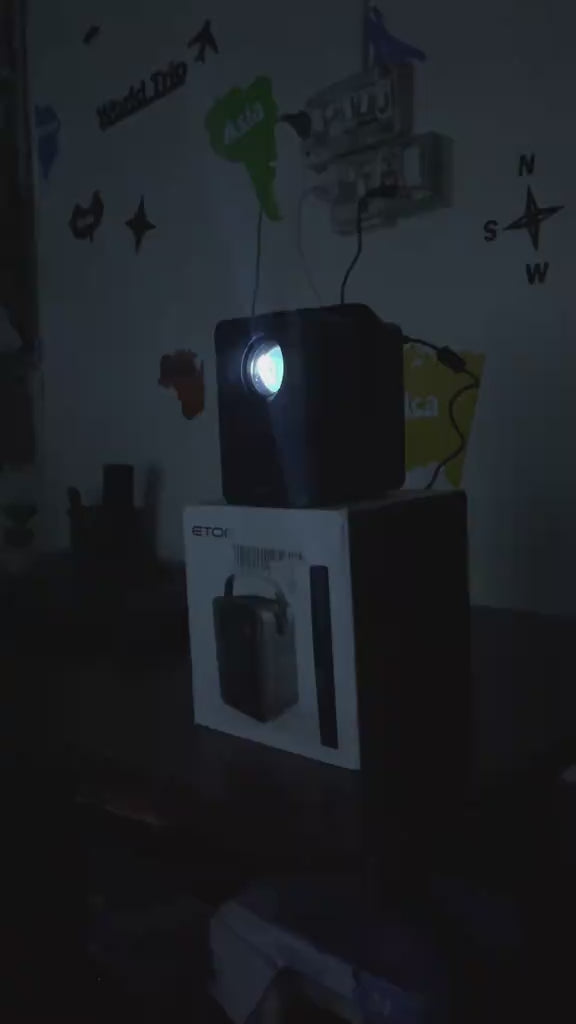 Hako Mini Pl3 Projector 1080P with Andriod All Features - 400 Inches Maximum screen size